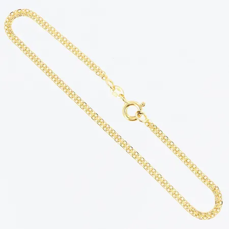 Armband Guldfynd längd 17,5cm, bredd 2mm, 18K Vikt: 1,9 g