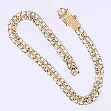 Armband x-länk defekt/av 18K Vikt: 8,8 g