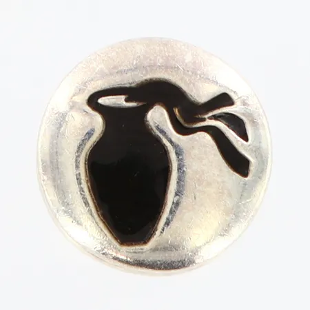 Hänge med emalj vattuman, längd Ø10mm, silver 925/1000 Vikt: 1,9 g