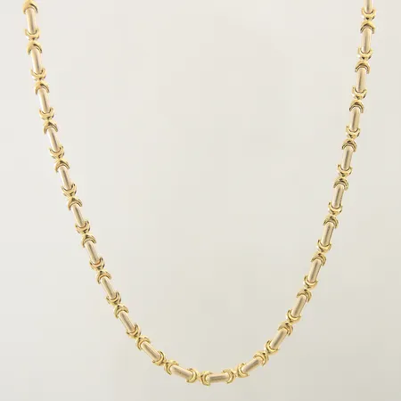 Collier längd 42cm bredd 2,5-4mm 18K Vikt: 15,7 g