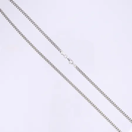 Halskedja pansar 60cm bredd 3mm silver 925/1000 Vikt: 18,4 g