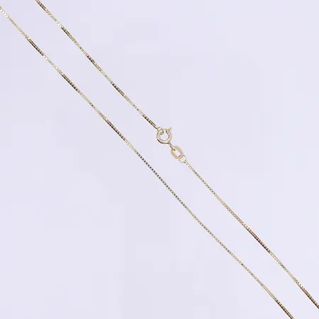 Halskedja Venezia 45cm bredd 1mm 9K Vikt: 1,8 g