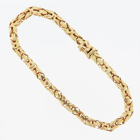 Armband Kejsar längd 22,5cm, bredd 5mm, 18K Vikt: 49,3 g