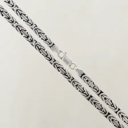 Kedja Kejsar GHA längd 56,5cm bredd 4,8mm silver 925/1000 Vikt: 71,6 g