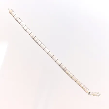 Armband, längd 19cm, bredd 6mm, GFAB, något skev, 925/1000 silver Vikt: 11,5 g