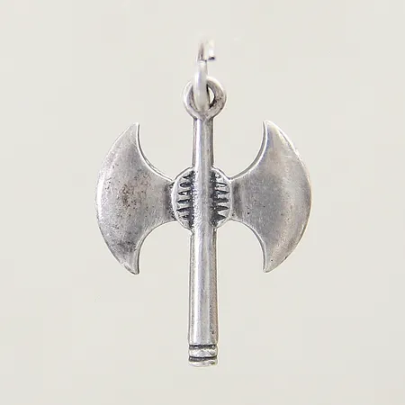 Hänge motiv av dubbelyxa 30x18mm öglan öppen silver 925/1000 Vikt: 1,9 g