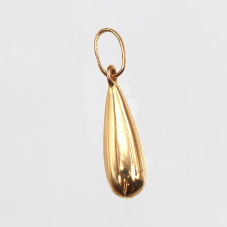 Hänge droppe, 20mm, 18K Vikt: 0,5 g