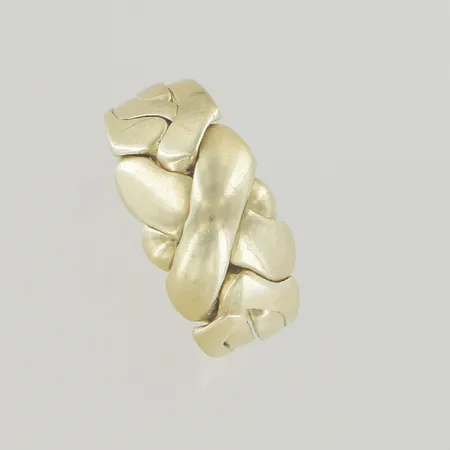 Pusselring stl:18 bredd 9 mm, 14K   Vikt: 6 g