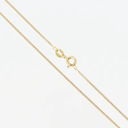 Kedja Pansar längd 38,5cm, bredd 1mm, 18K Vikt: 1,7 g