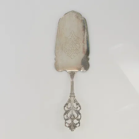 Tårtspade Viking Rose 19cm, 830/1000 silver,  Vikt: 45 g