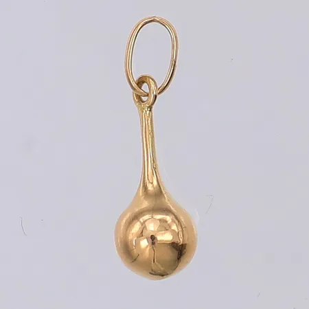 Hänge droppe 20mm, 18K Vikt: 0,5 g