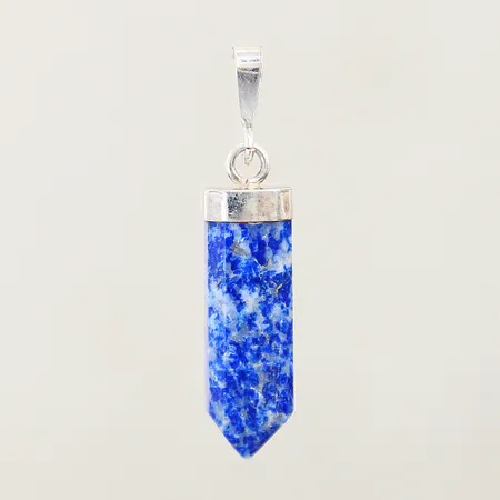 Hänge med lapis lazuli 40x9mm silver 925/1000 Vikt: 3,3 g
