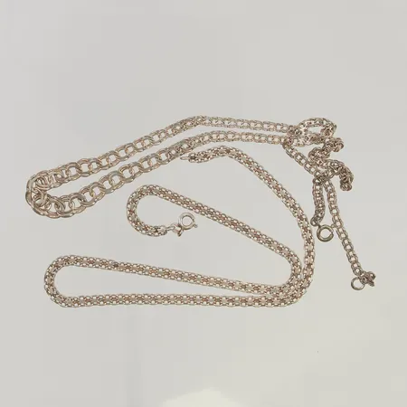 Collier, X-länk 37cm, Bismarck 41,5cmsilver 925/1000, 18,2g.