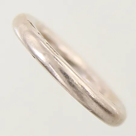 Ring slät stl:16¼ bredd 3mm vitguld 18K Vikt: 7,7 g