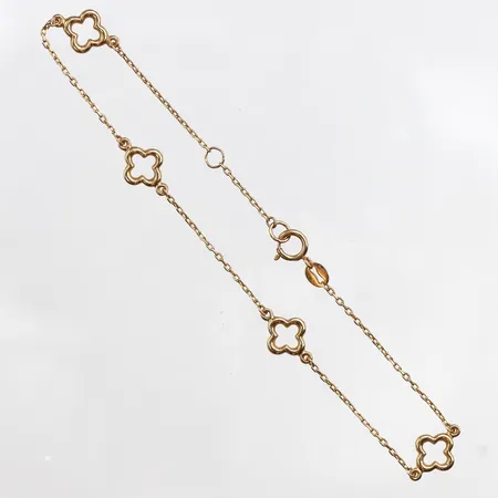 Armband 19cm, bredd: 1mm, Guldfynd, 18K Vikt: 1,2 g