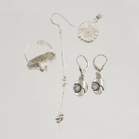 Diverse silversmycken s925/1000 17,6g.