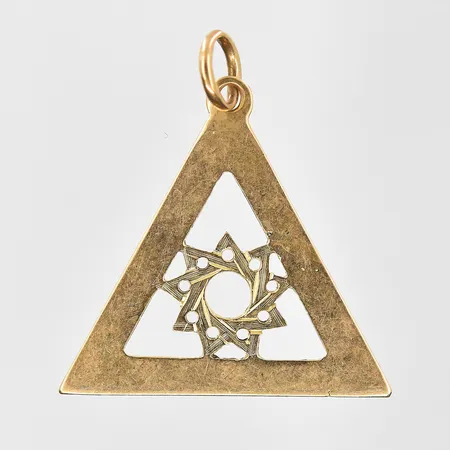 Hänge Tempelriddareorden stl:25x23 mm, 18K. Vikt: 2,1 g