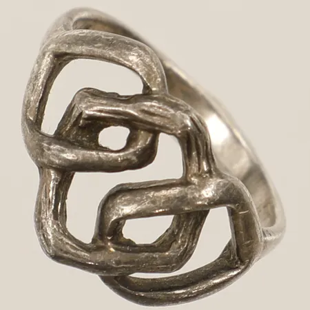 Ring stl:19 bredd 14,1mm silver 925/1000 Vikt: 4,6 g
