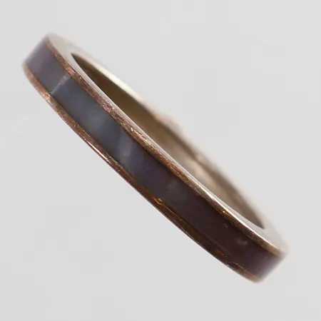Ring slät stl:17¼ bredd 3mm urgrävd skena Silver 925/1000. Vikt: 2,4 g
