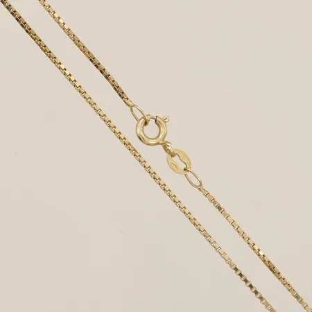 Kedja Venezia längd 46cm bredd 0,9mm 14K Vikt: 2,9 g