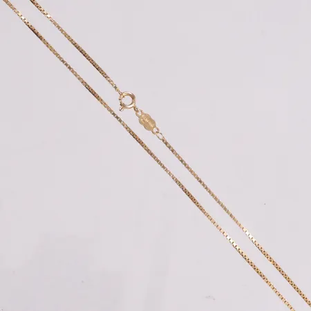 Kedja Venezia längd 42cm bredd 1,2mm 18K Vikt: 5,6 g