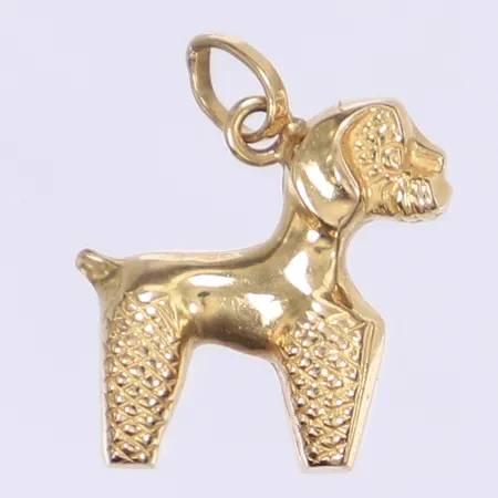 Hänge pudel 20x15mm 18K Vikt: 1,8 g