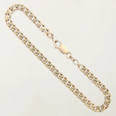 Armband Pansar längd 19,5cm bredd 4,4mm förgyllt silver 835/1000 Vikt: 9,2 g