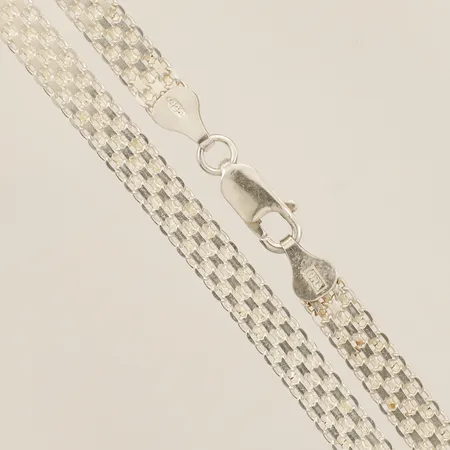 Kedja X-länk längd 60cm bredd 6,0mm GHA silver 925/1000 Vikt: 15,4 g