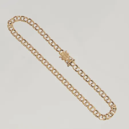 Armband Bismarck, slitet 19cm, 18K 4,9g.