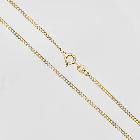 Kedja Pansar längd 49½ cm, bredd 1 mm, 18K. Vikt: 4,4 g