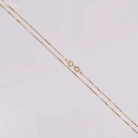 Hänge Venezia längd 45cm bredd 0,8mm 18K Vikt: 2,6 g