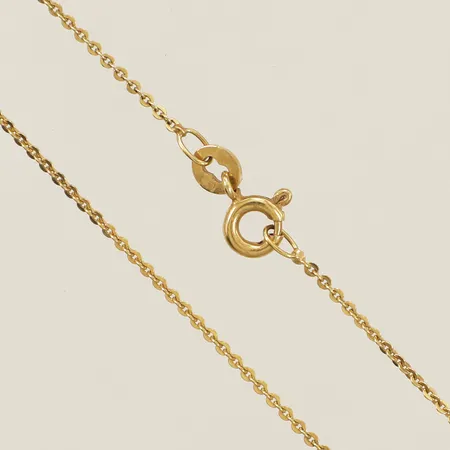 Kedja Ankar längd 36,5cm bredd 0,8mm 18K Vikt: 1,3 g