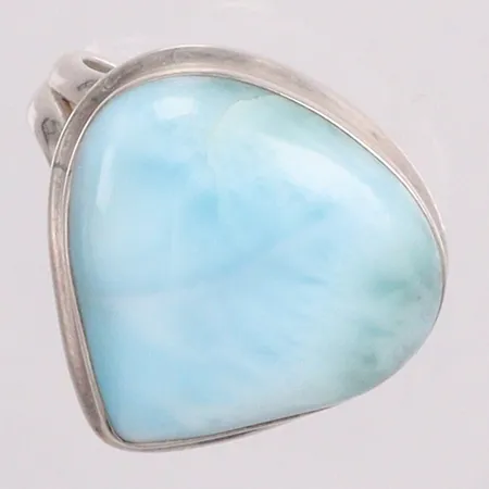 Ring stl:18¼ blå sten längd 2,0cm bredd 19,1mm silver 925/1000 Vikt: 5,9 g