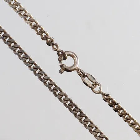 Kedja pansar längd 45cm bredd 2,6mm GHA Silver 925/1000.  Vikt: 8,8 g
