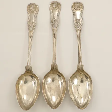 Tre matskedar längd 18cm silver Vikt: 128,9 g