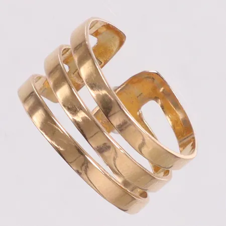 Ring stl:17½ öppen modell 18K Vikt: 3,7 g