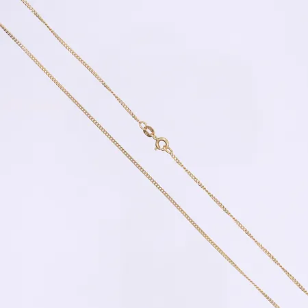 Halskedja Pansar tillv Balestra 51cm bredd 1mm 18K Vikt: 3,8 g