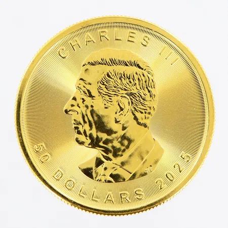 Mynt Charles III, 50 Dollars 2025, Canada, 1 OZ or PUR, 24K Vikt: 31,1 g
