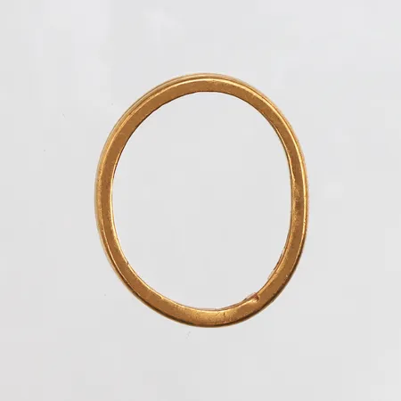 Ring, defekt, gravyr, 23K, Vikt: 5,1 g