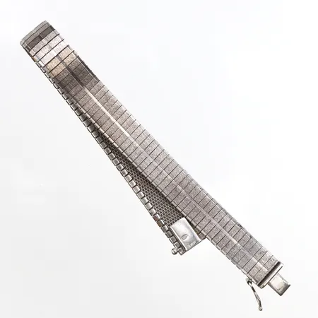 Armband 19cm, bredd: 10,1mm, 835/1000 silver Vikt: 17,8 g
