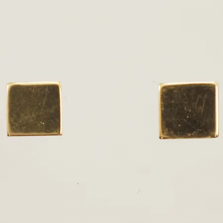 Ett par örhängen 6,5x7mm 18K Vikt: 1 g