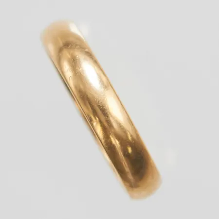 Ring slät stl:18, bredd 4mm, personlig gravyr, 18K Vikt: 4,8 g