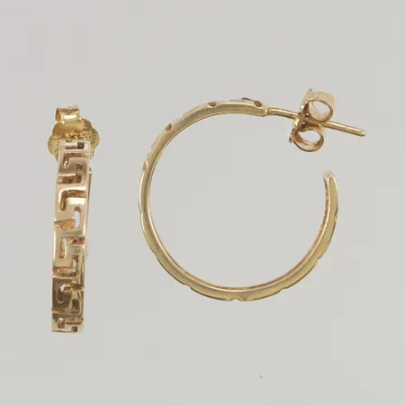 Örhängen 21mm bredd:3,4mm, 14K 3,5g.