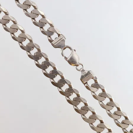 Kedja Pansar längd 51cm bredd 11mm Silver 925/1000. Vikt: 88,1 g