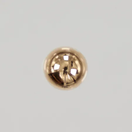 Udda örhänge kula Ø8mm, stift, skev, bucklig, 18K, Vikt: 0,4 g