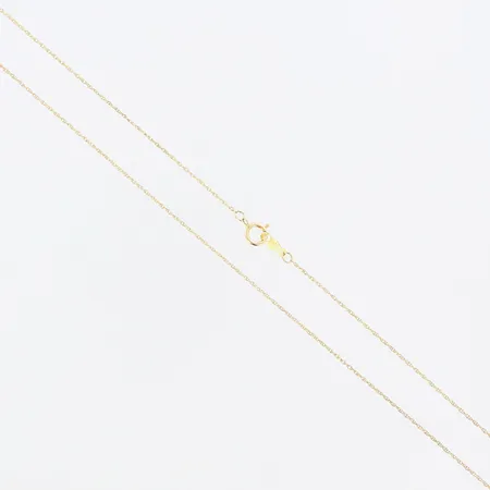 Kedja Singapore längd 47cm, bredd 0,5mm, 14K Vikt: 0,7 g