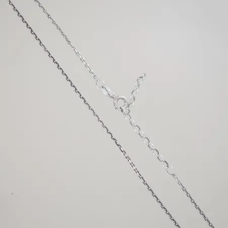 Halskedja längd 40-45 cm bredd 2mm,silver 925/1000, 3,3gr  Vikt: 3,3 g