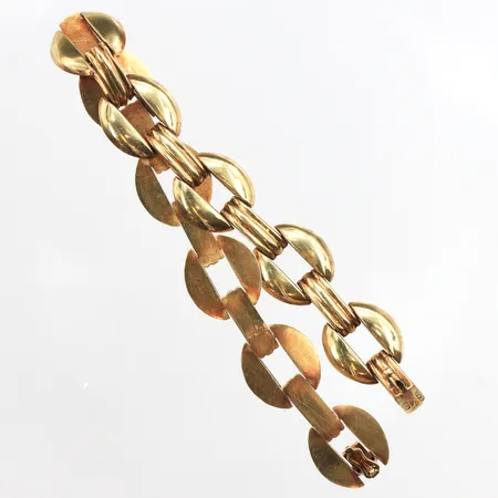 Armband, 18,5cm, bredd: 13mm, 14K Vikt: 12,4 g