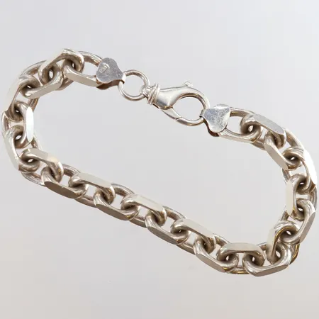 Armband Ankar längd 24cm bredd 9,5mm Silver 925/1000. Vikt: 66,9 g
