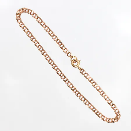 Armband Bismarck, 18,5cm, bredd: 3mm, 18K Vikt: 2 g